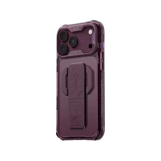 SKINARMA HELIO CE MagSafe iPhone 18 Pro Case with Stand – Burgundy